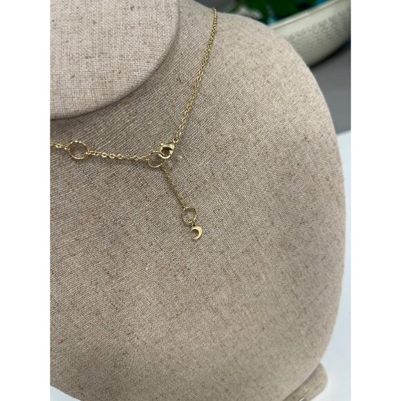 Lili Claspe Rope the Moon & Star Gold Lariat Necklace. NWT - Picture 4 of 7